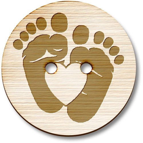 Heart baby feet - 'heart, feet'