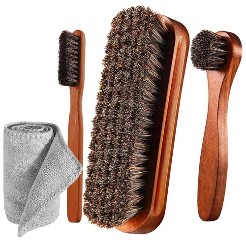 Horsehair shine shoes brush - shine,