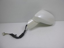 2008 HONDA STREAM LEFT SIDE DOOR WING MIRROR WHITE POWER FOLD