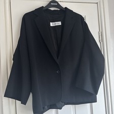 MAX MARA BLACK tailored pea