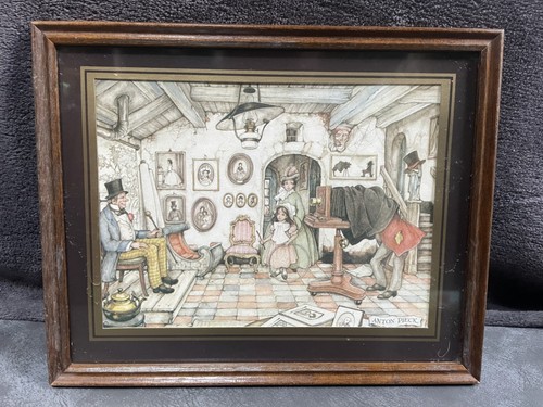 Vintage anton pieck framed - anton,