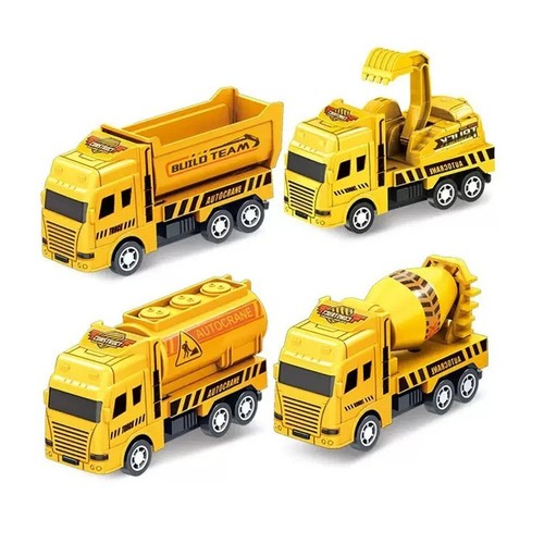 Pack pull back cars - 4,