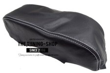 Cover For Armrest For FORD MONDEO 2001-2007 Leather White Stitch