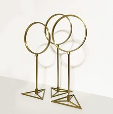 Gold Quidditch Hoops / Goal Posts (Party Decoration)  