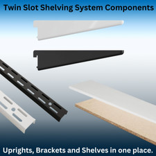 Twin slot shelving system - twin,