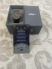 Nite Icon Orange/black Sports Dress Watch