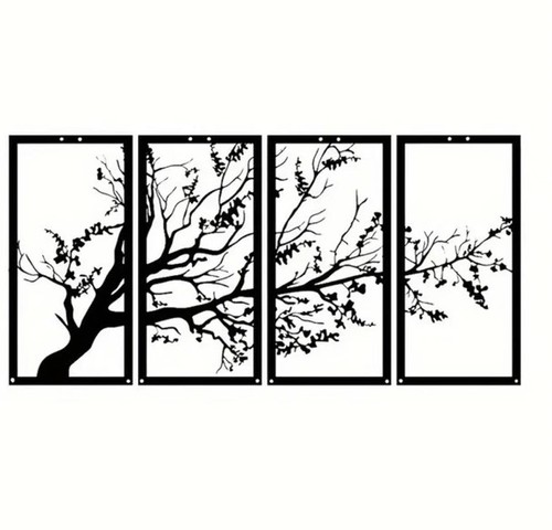 4pcs large tree life plum - life,