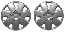 Pair Of Silver 14" Caravan Wheel Trims Hub Caps for Abbey Spectrum 418 2009