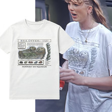 SEA OTTER GRAPHIC CUTE MONTEREY BAY AQUARIUM (90s TAYLOR ENERGY) WHITE T-SHIRT