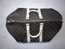 Louis Vuitton Keepall 45 Bandouliere Duffle  Brown Leather