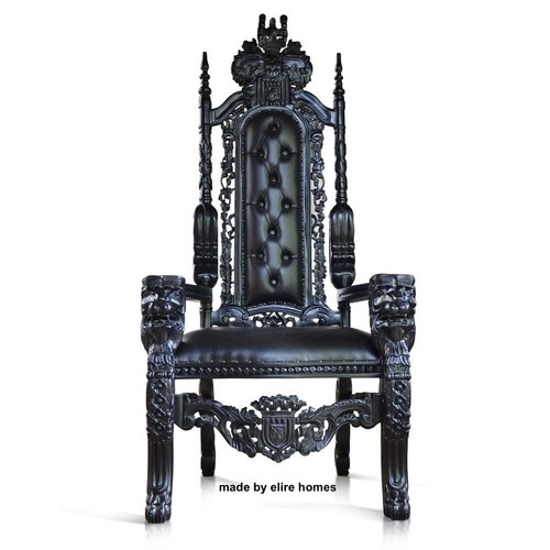 Stock 180cm black lion - black,