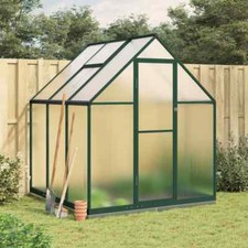  Greenhouse with Base Frame - Aluminium/Galvanised Steel - 169x169x202  - V4Z9