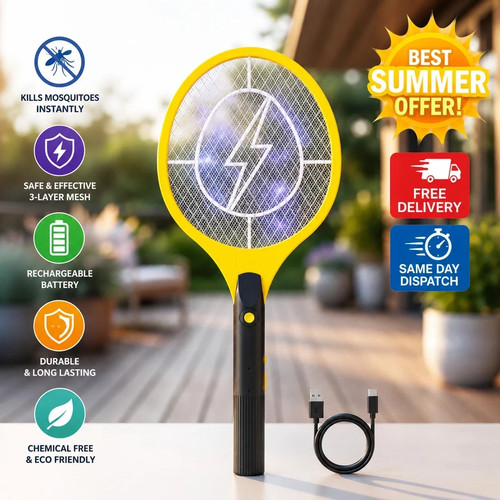 Bug zapper racket - racket, fly