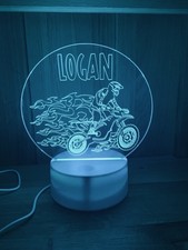 MotorCross Themed LED Night