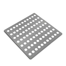 Drain Cover Leaf Guard Metal Stainless Steel Grid Plate Grate Rustproof Square