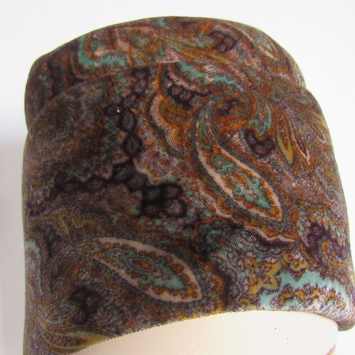 Vtg pill box hat velvet - pill,