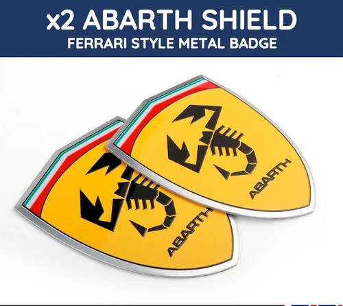 Abarth ferrari shield metal - ferrari,