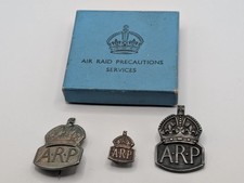 3 X Original WW2 Silver ARP