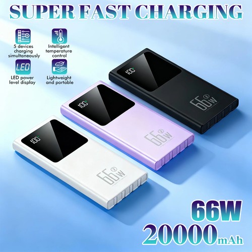 20000mah power bank 66w - power,