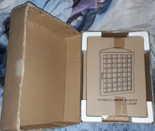 Vtg Thimble Wall Cabinet