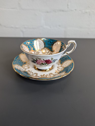 Vintage blue paragon china - vintage, tea