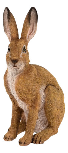 Sitting hare garden ornament - hare,