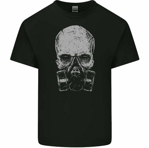 Gasmask skull shirt - t-shirt, mens