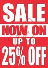SALE POSTERS 25% 50% 70% SHOP