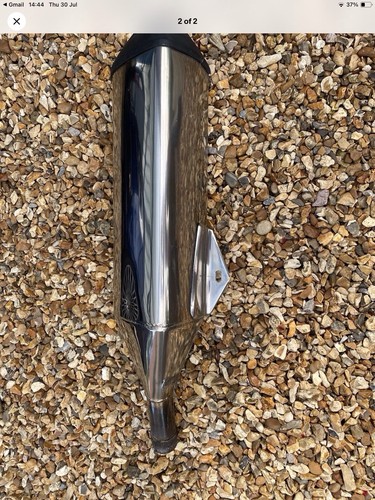 Triumph exhaust silencer