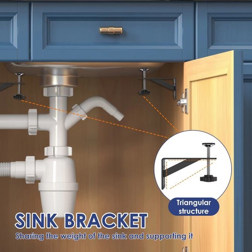 1pc undermount sink bracket - sink,