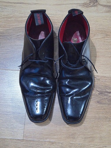 Jeffery west black leather - west,