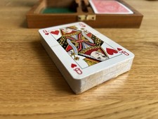 Bridge Card Set In Solid Wood
