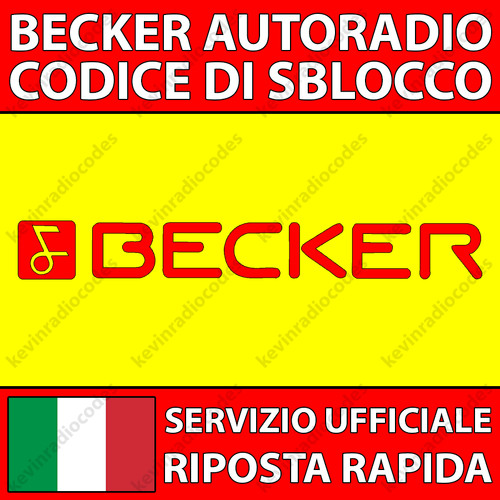 Becker radio unlock code - radio,