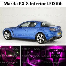 PREMIUM Mazda RX-8 Interior LED INTERIOR UPGRADE LIGHT KIT SET PINK PURPLE