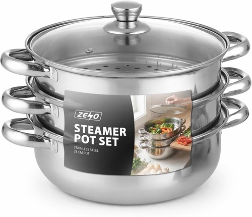 27cm 4pc steamer - 4pc, cooker