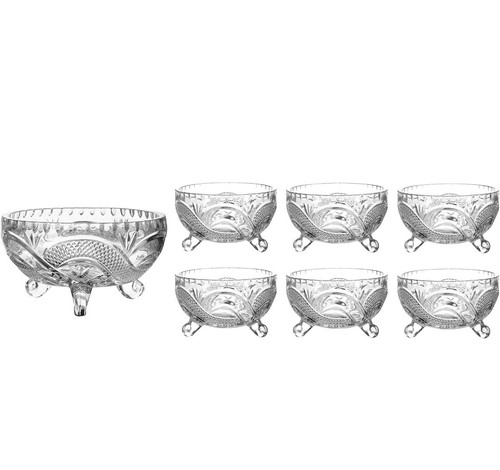Piece glass bowls set - 7-piece,