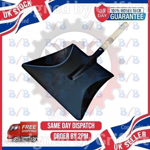 Large metal coal shovel - 8",