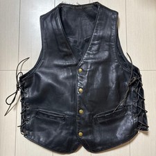 Langlitz Leathers leather vest