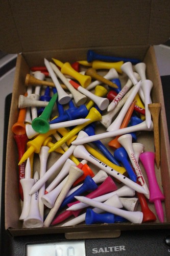75g mixed golf tees long - golf, (long