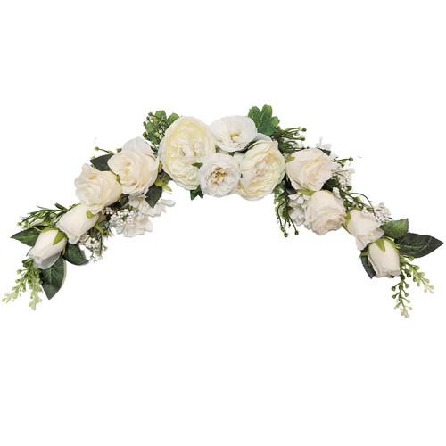 Artificial peony swag - artificial, floral