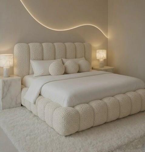 Cloud teddy boucle bubble - boucle,