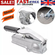 HEAVY 2600KG CAST TRAILER COUPLING HITCH 50MM TOWING TOW BAR BALL - BRADLEY TYPE