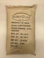 25kg Guar Gum Guar Flour E412 5000 Cps Gluten Free Vegan