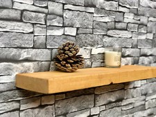 Rustic Floating Wall Shelf &