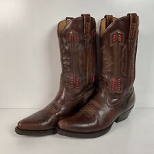 Loblan Aarowhead Cowboy Boots USA 10 Glossy Patent