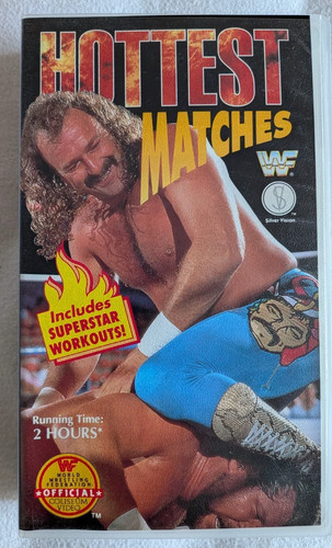 Wwf hottest matches vhs video - wwf,