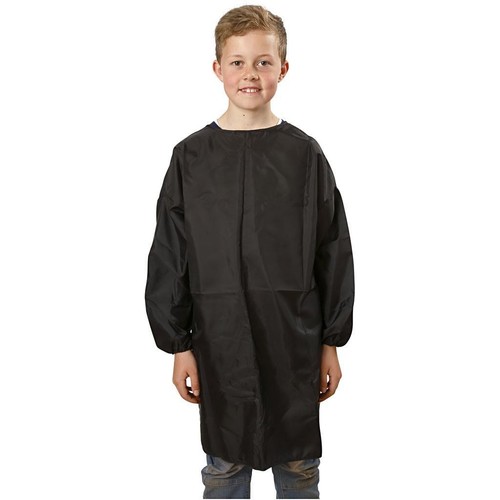 Apron nylon black - nylon, long