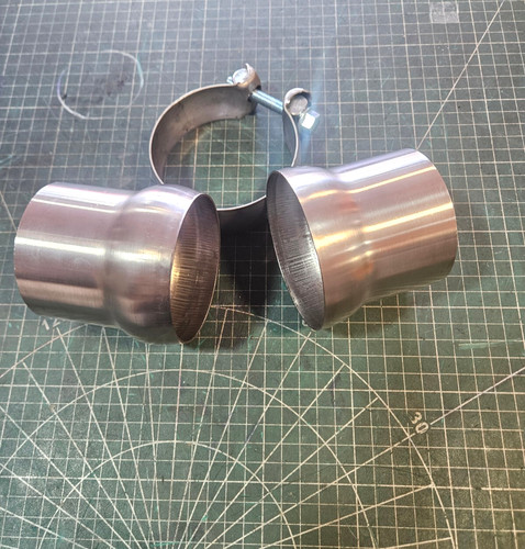 Stainless steel exhaust - steel,