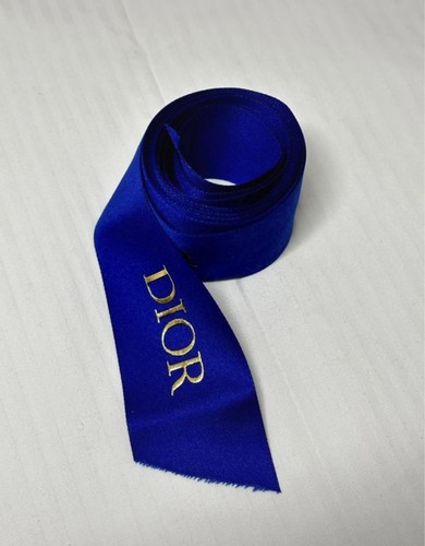 Dior blue satin ribbon - satin,