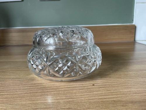 Vintage cut crystal trinket - vintage,